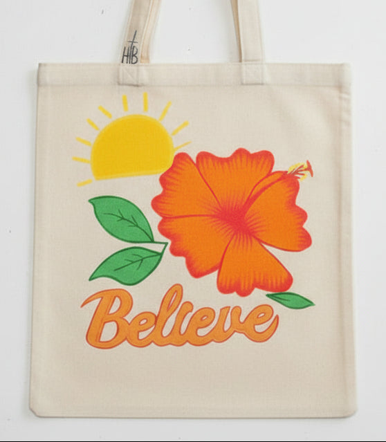 Believe tote